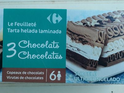 3 Chocolats avec copeaux de chocolat
