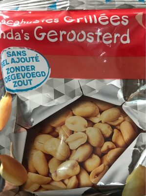 Cacahuètes grillées sans sel ajouté.