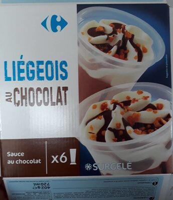 Chocolat liégeois sauce au chocolat