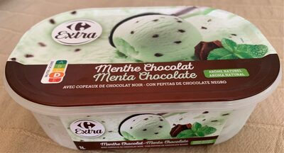 Crème glacée menthe chocolat