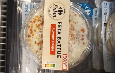 FETA BATTUE Poivrons rouges