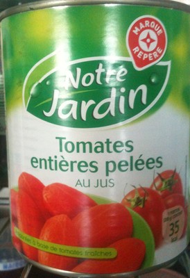 Tomates entières pelées