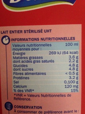Lait entier