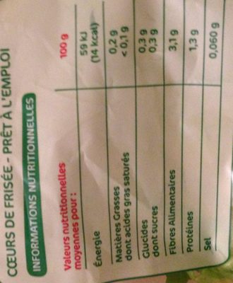 100% coeurs de frisée