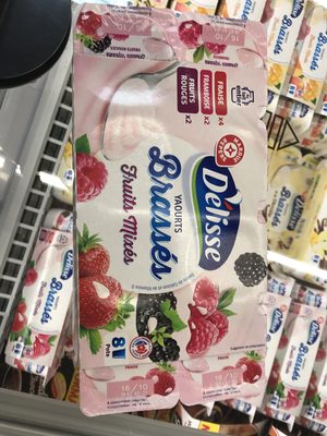 Yaourt brasse mixe Delisse Fruits rouges