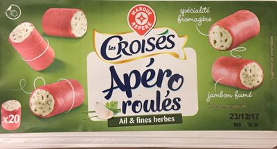 Roulés de jambon fumé ail et fines herbes