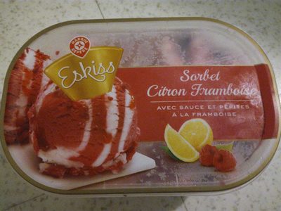 Vrac sorbet citron framboise