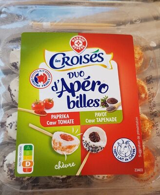 Duo de billes fourrées salées