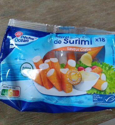 Mini bâtonnets de surimi