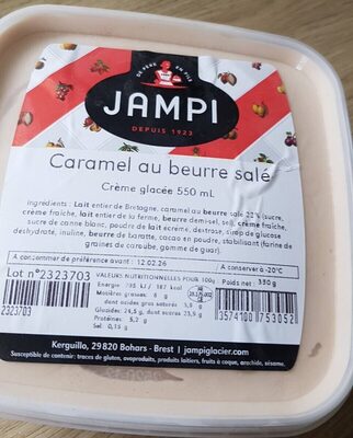 Crème glacée Caramel au beurre salé