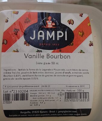 glace vanille bourbon