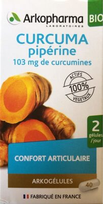 Curcuma pipérine 103 mg curcumines