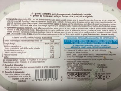 MentheCopeaux chocolat noir