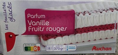Feuilleté vanille fruits rouges