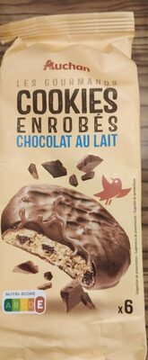 Cookies enrobés chocolat au lait