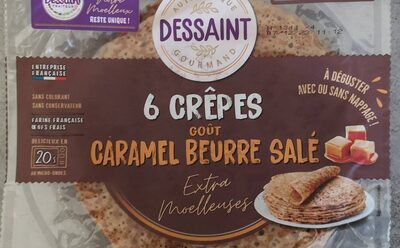 Crêpes goût caramel beurre salé