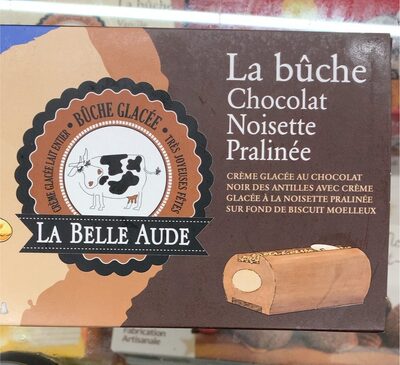 La bûche Chocolat Noisette Pralinée
