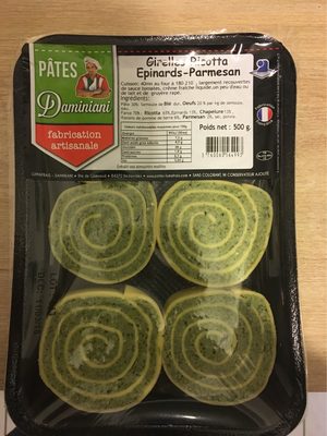Girelles Ricotta Épinard Parmesan