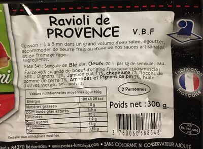 Ravioli de PROVENCE