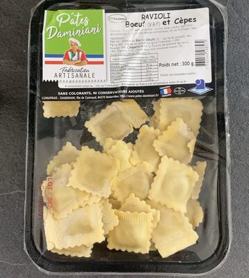 Ravioli boeuf et cepes