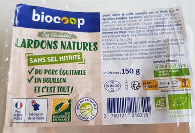 Lardons nature s/sel nitr