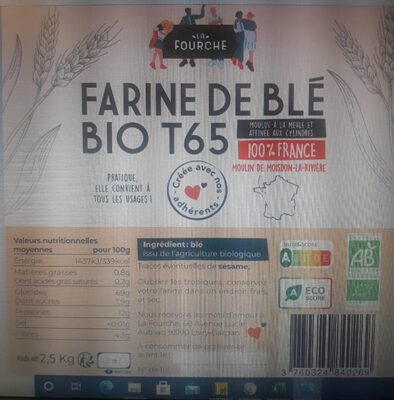 Farine de blé T65