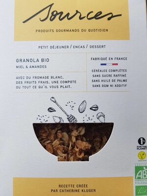 Granola Bio Miel & Amandes