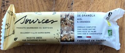 Barre de Granola Bio Miel & Amandes