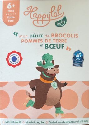 Mon délice de brocolis pomme de terre et boeuf Bio