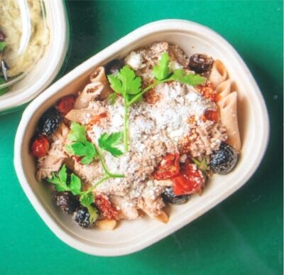 Penne à l’Arrabiata Thon et Olives