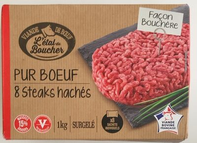 Steaks hachés pur boeuf façon bouchère