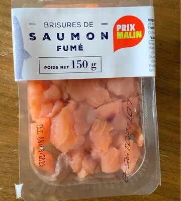 Brisure de saumon fumé