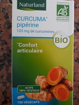 Curcuma piperine 103 mg curcumines
