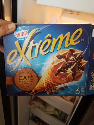 Cônes glacés, café et pépites au café 6 x 71 g