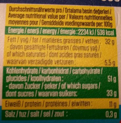 Helva, Mit Vanillegeschmack